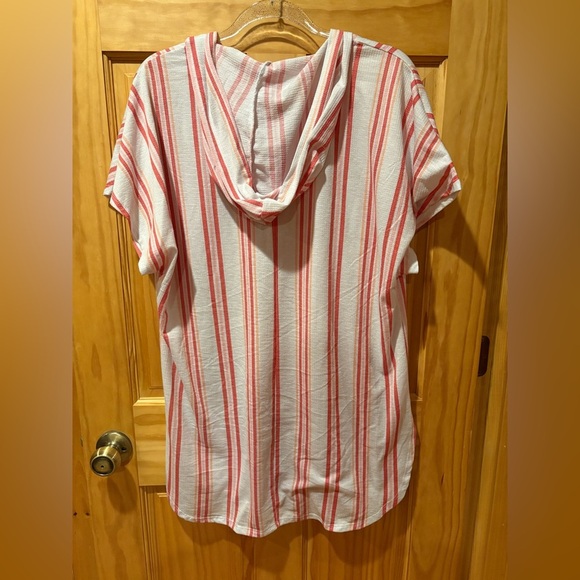 Time and Tru hooded, striped cover-up - Picture 7 of 8